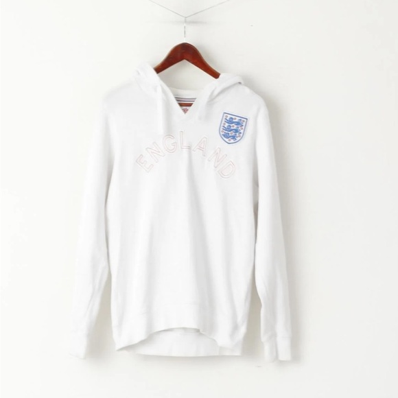 England National Football Team White Hoodie - Picture 2 of 10